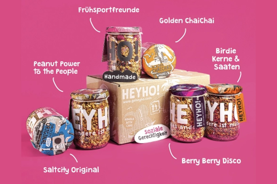 HeyHo Müsligläser
© HEYHO Aufbau verschiedener Sorten HEYHO Müsligläser