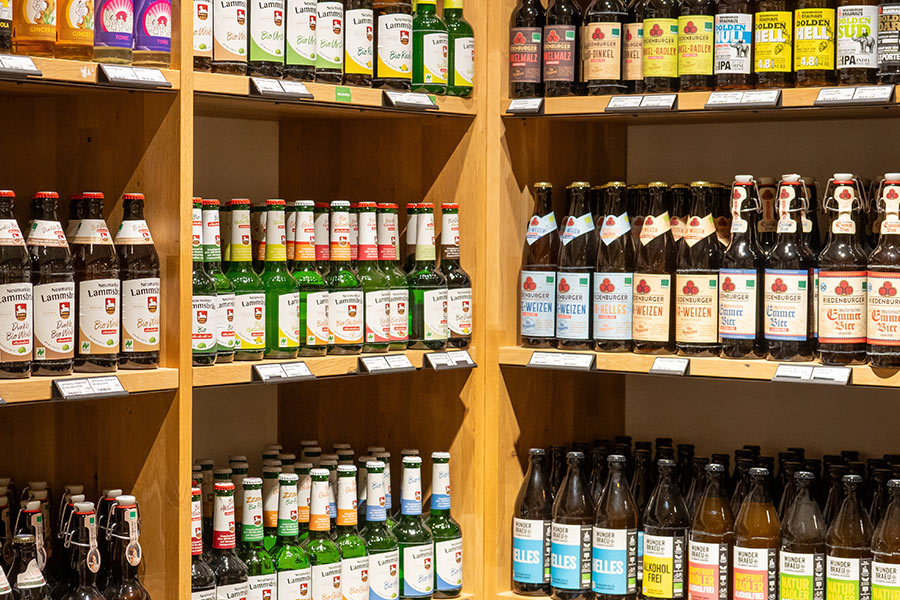 Sortiment Getränkeregal Bier PurNatur Kempten Sortiment Getränkeregal Bier PurNatur Kempten