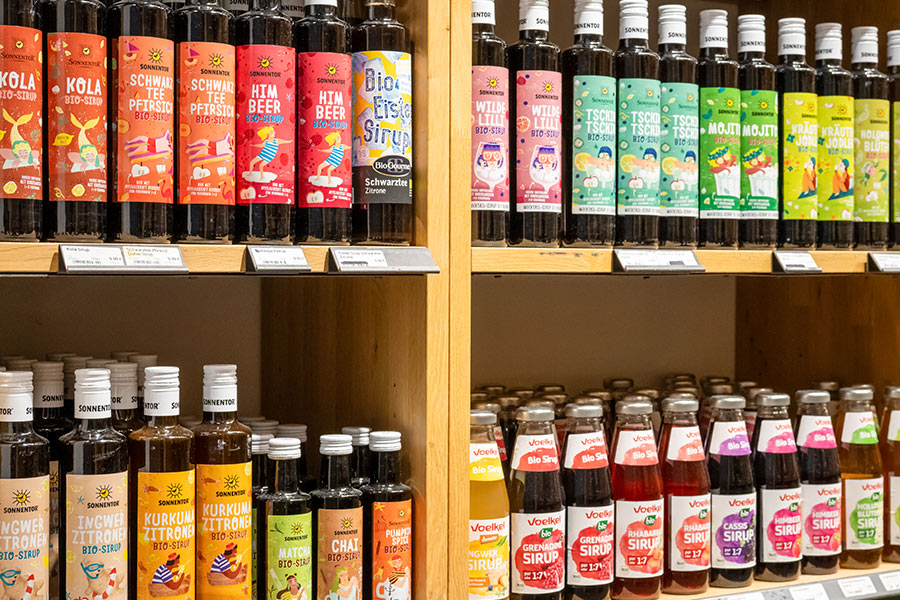 Sortiment Getränke Sirup PurNatur-Kempten Sortiment Getränke Sirup PurNatur-Kempten