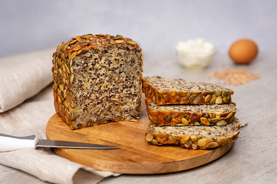 Protein-Brot hausg`macht im PurNatur Kempten